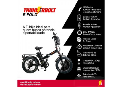 E-Bike Thunderbolt E-Fold