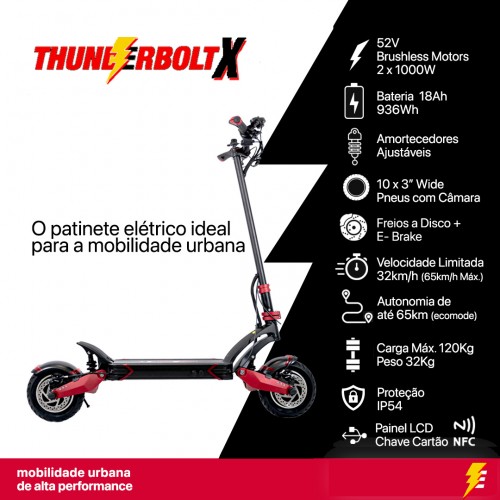 Patinete Thunderbolt X             