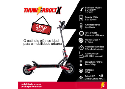 Patinete Thunderbolt X             