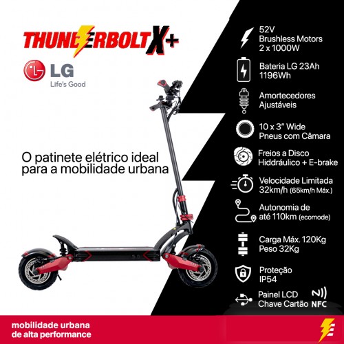 Patinete Thunderbolt X+