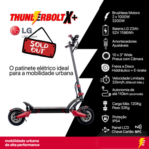 Patinete Thunderbolt X+ Patinete Thunderbolt X+