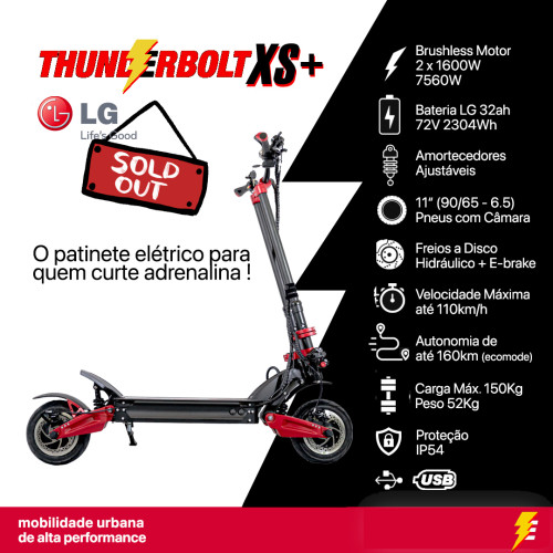Patinete Thunderbolt XS+ (Sob Encomenda) Patinete Thunderbolt XS+ (Sob Encomenda)